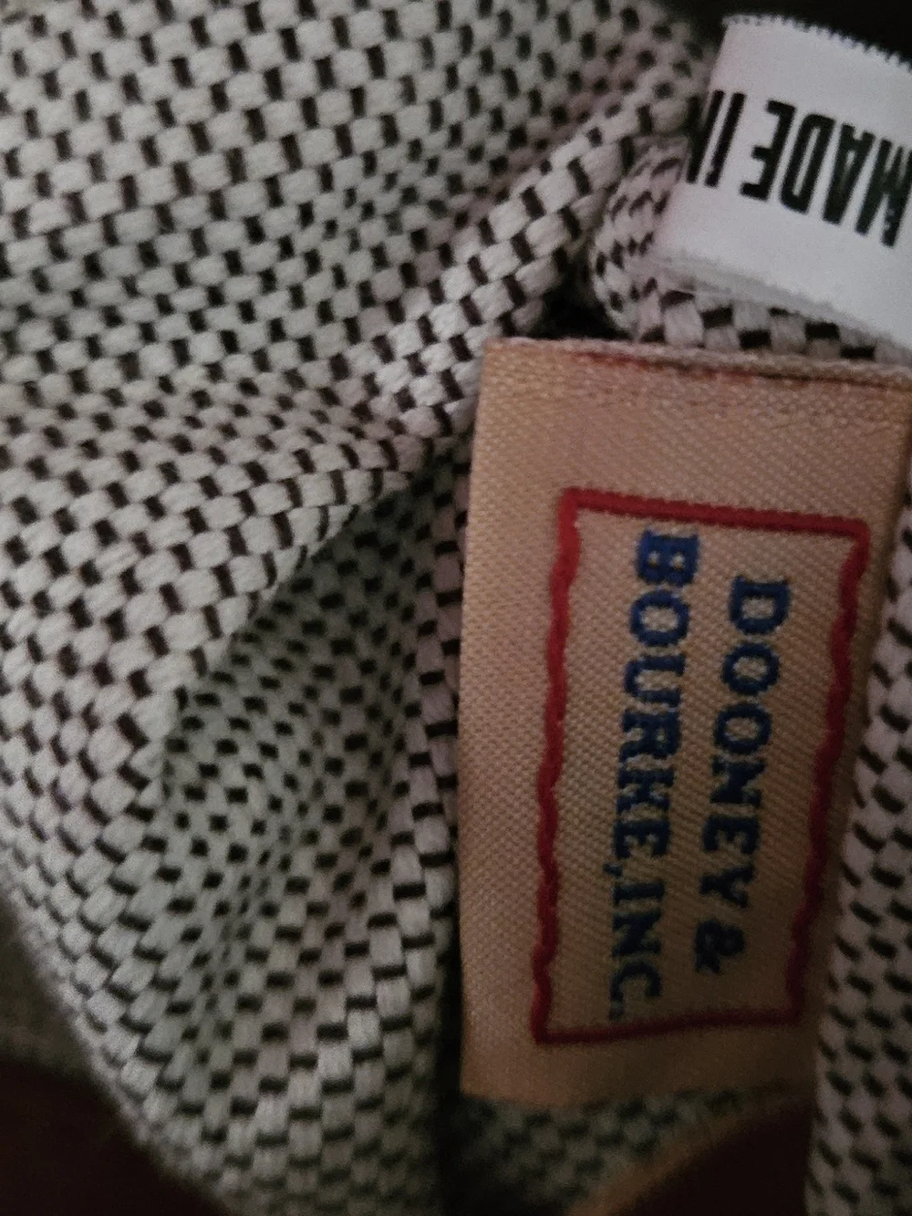 Vintage Dooney & Bourke Pink DB Monogram Hobo Bag with Duck Charm